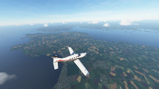 Over Strangford Lough, near Kearney Northern Ireland